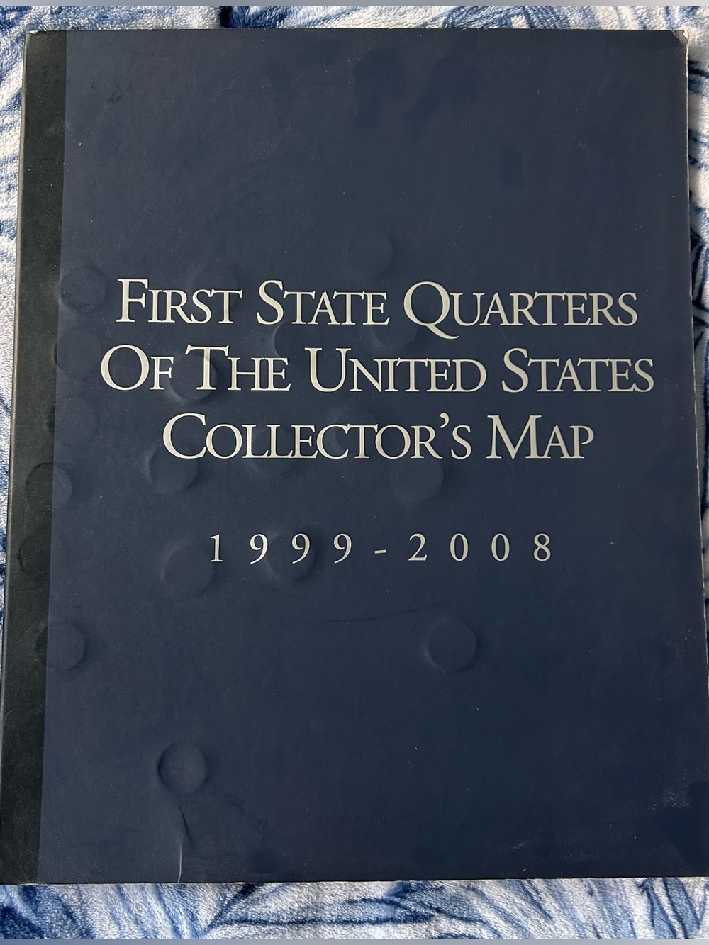 Vintage 50 State Quarters U.S. Collector's Map (1999–2008) w/ Certificate